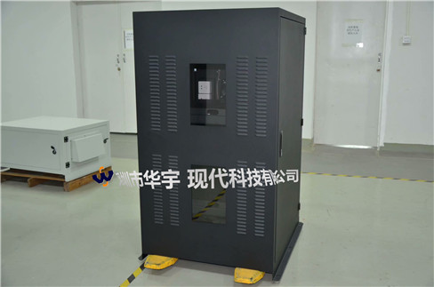 我司21號發貨浙江，為浙江某公司提供定製款恒溫恒濕戶外投影儀安裝櫃(圖2)